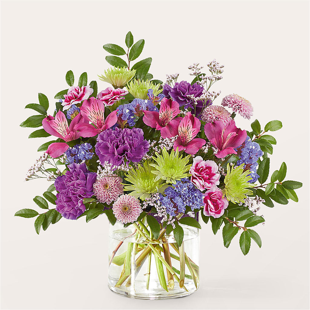 Glass Half Full Bouquet –  The Flower House, Eunice LA