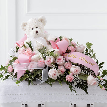 Touch of Sympathy Casket Spray –  The Flower House, Eunice LA