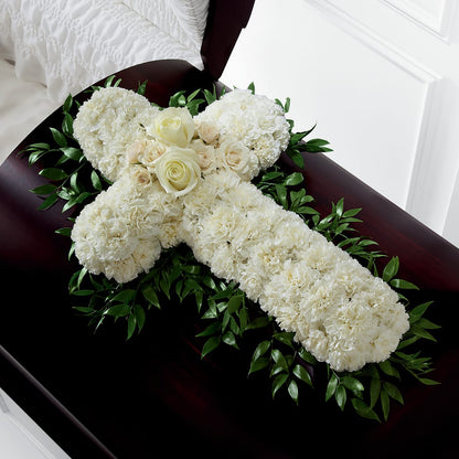 Peaceful Memories Casket Spray (Standard) –  The Flower House, Eunice LA
