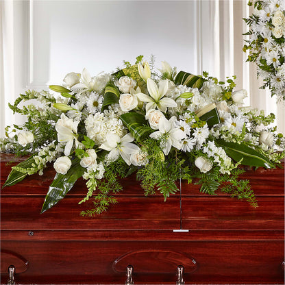 Abundance Casket Spray –  The Flower House, Eunice LA