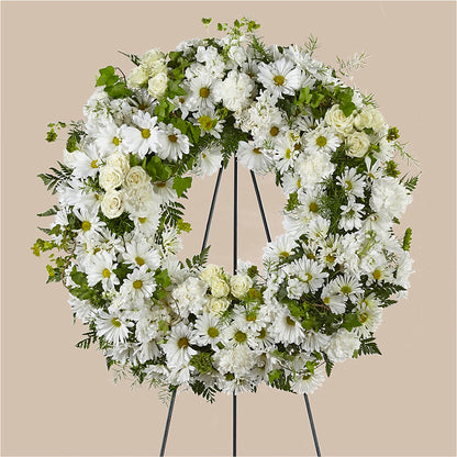 Faithful Wishes Wreath –  The Flower House, Eunice LA