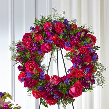 Calming Colors Wreath –  The Flower House, Eunice LA