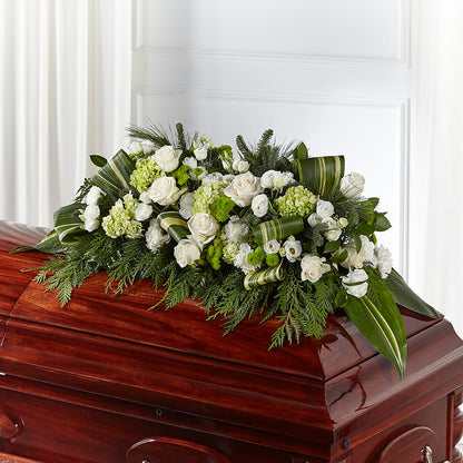 Hopeful Gesture Casket Spray –  The Flower House, Eunice LA