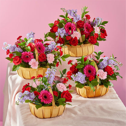 Pink Picnic Basket –  The Flower House, Eunice LA