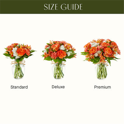 Apricot Glow Bouquet –  The Flower House, Eunice LA
