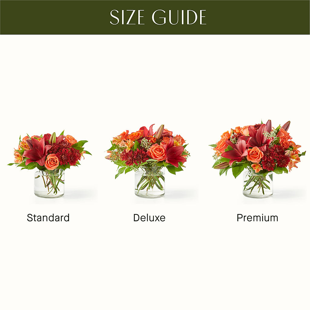 Crimson Leaves Bouquet –  The Flower House, Eunice LA