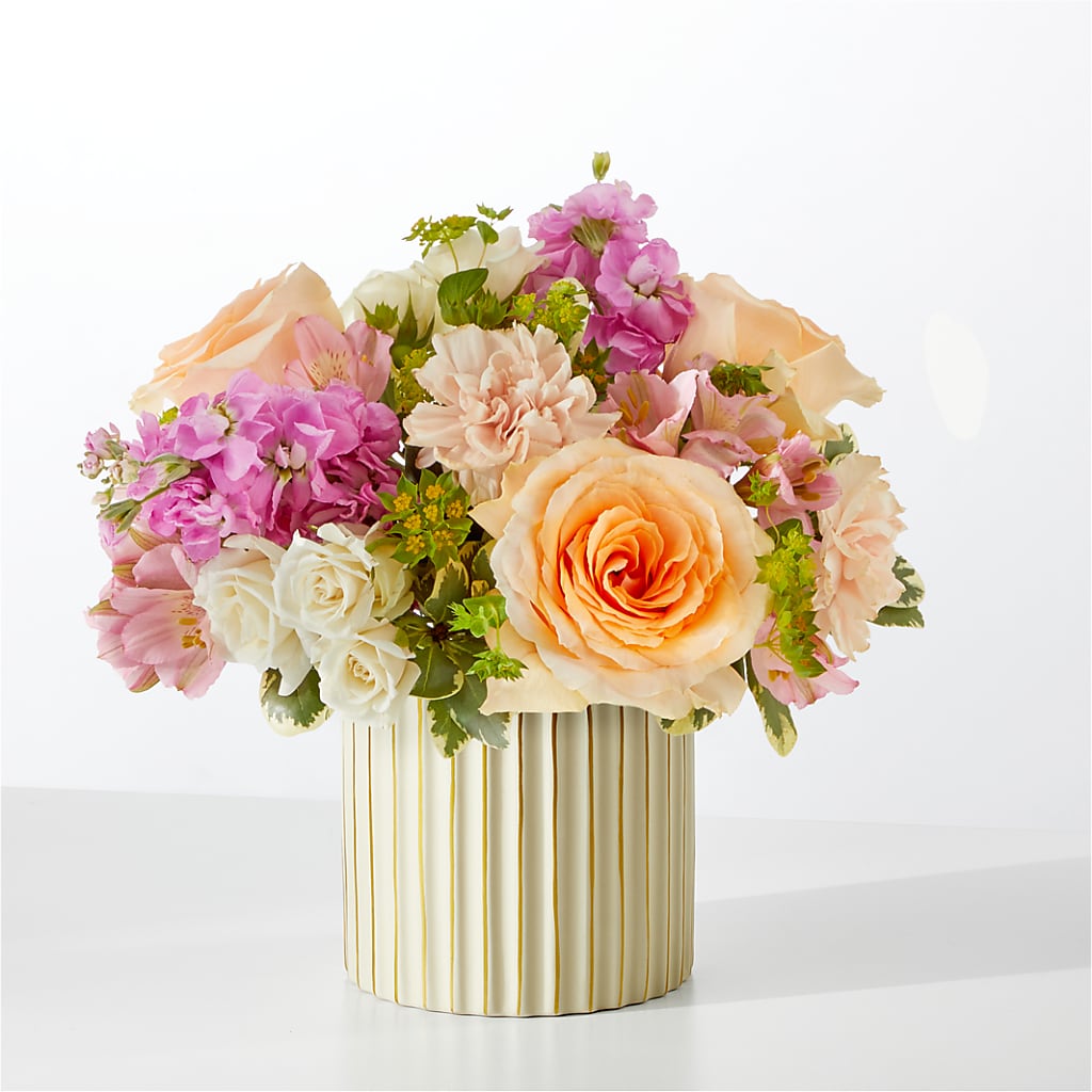 Paradise Bouquet with Ivory Vase –  The Flower House, Eunice LA