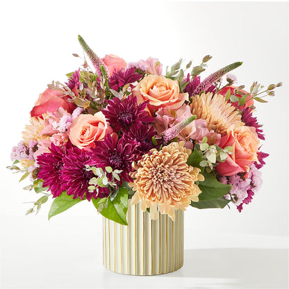 Berry Cobbler Bouquet with Ivory Vase –  The Flower House, Eunice LA