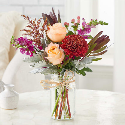 Moody Hues Bouquet –  The Flower House, Eunice LA
