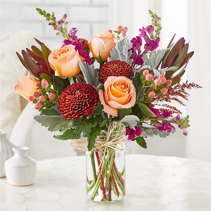 Moody Hues Bouquet –  The Flower House, Eunice LA