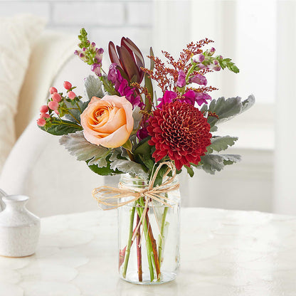 Moody Hues Bouquet –  The Flower House, Eunice LA