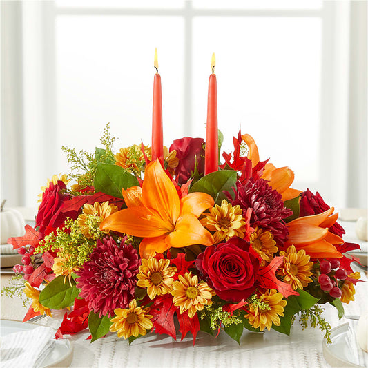 Autumn's Embrace Centerpiece –  The Flower House, Eunice LA