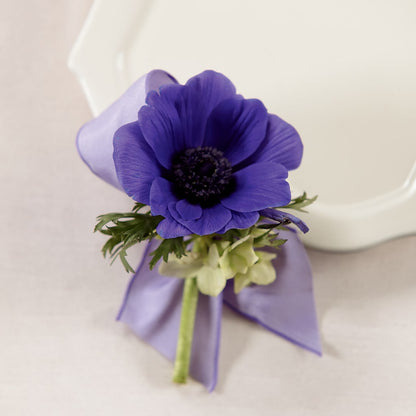 Purple Passion Boutonniere –  The Flower House, Eunice LA