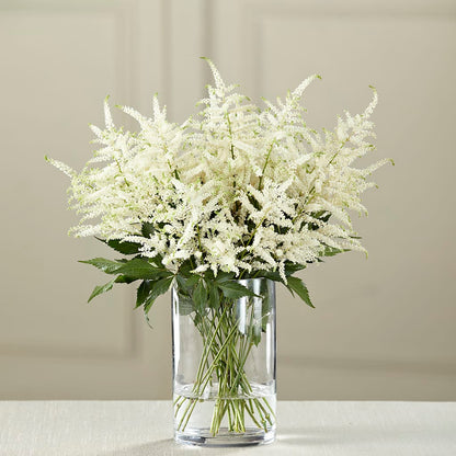 White Astilbe Bouquet –  The Flower House, Eunice LA