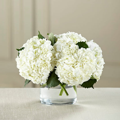 White Hydrangea Bouquet –  The Flower House, Eunice LA