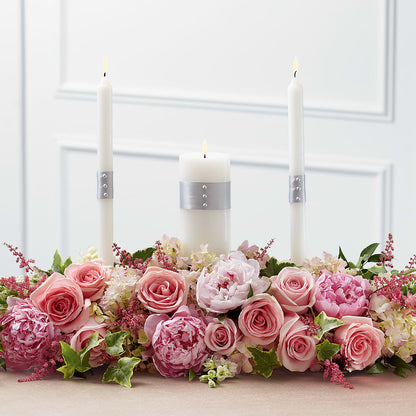 Worldwide Romance Unity Candle Arrangement –  The Flower House, Eunice LA