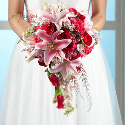 Lily & Rose Bouquet –  The Flower House, Eunice LA