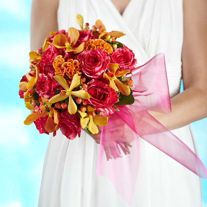 Brilliant Shades of Love Bouquet –  The Flower House, Eunice LA